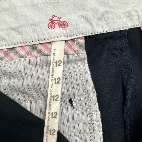 Paper Boy Anthropologie Kids Size 12 Uniform Pants Navy Blue Slim Crop Trouser - Picture 10 of 11